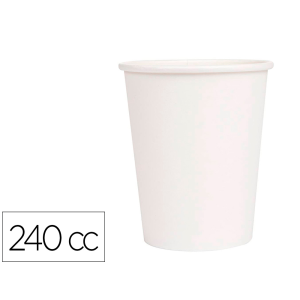 Vaso termico carton blanco...