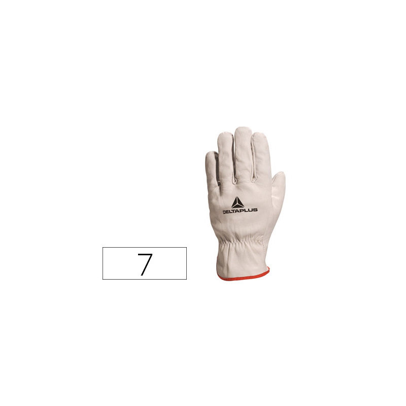 Guantes deltaplus piel vacuno especial para todo tipo de trabajos el mas vendido del mercado talla 7