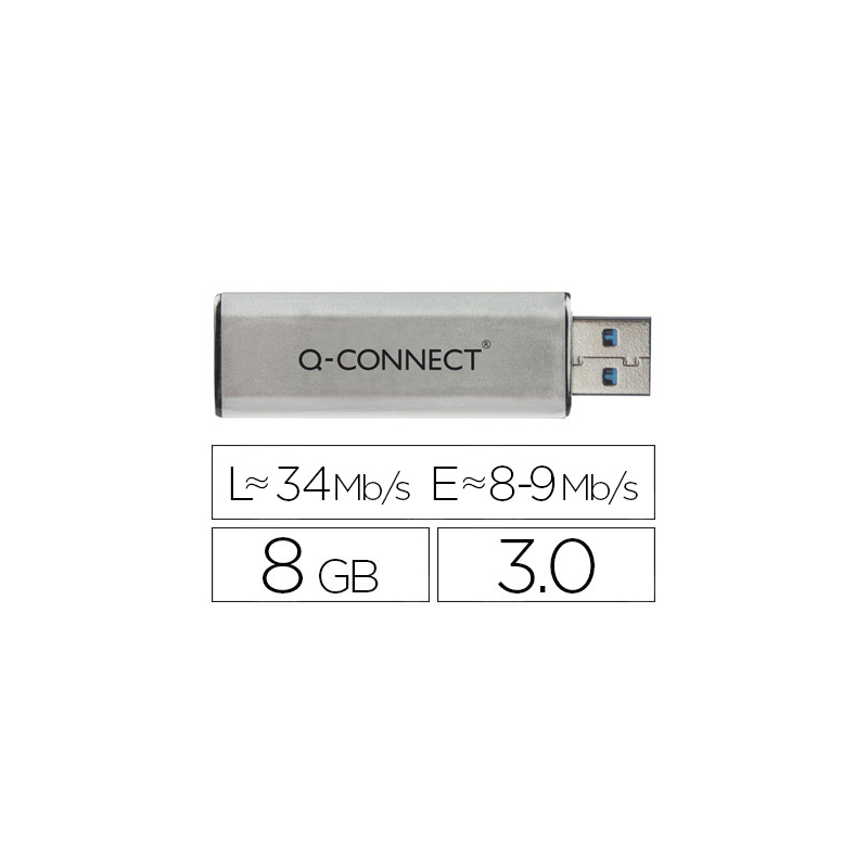 Memoria usb q-connect flash 8 gb 3.0