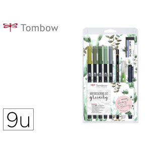 Set watercoloring tombow...