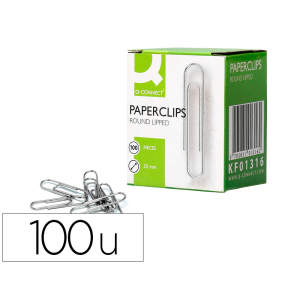 Clips niquelados q-connect...