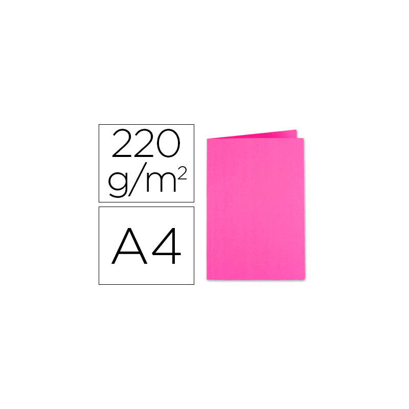 Subcarpeta cartulina exacompta din a4 fucsia 220 gr