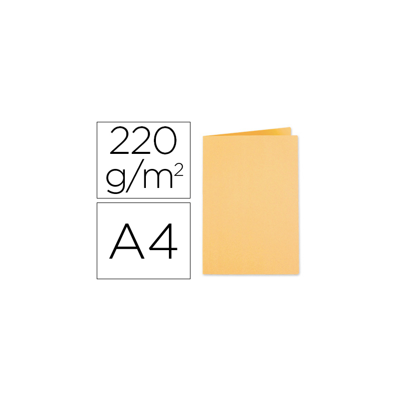 Subcarpeta cartulina exacompta din a4 crema 220 gr