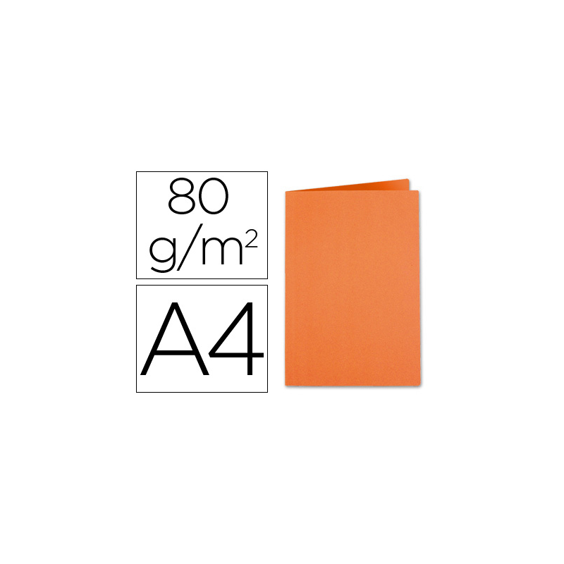 Subcarpeta cartulina exacompta din a4 naranja 80 gr