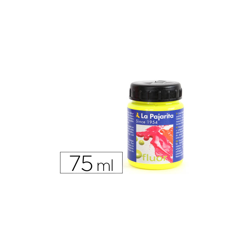 Pintura acrilica la pajarita f-01 amarillo canario 75ml