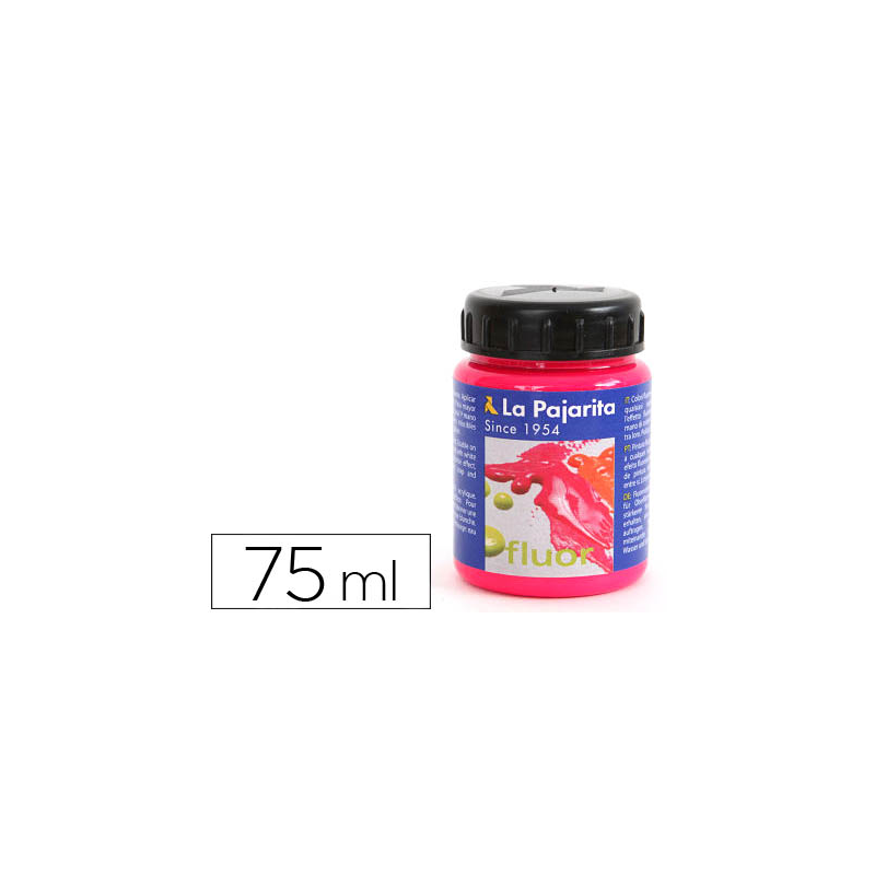 Pintura acrilica la pajarita f-04 magenta fluorescente 75ml