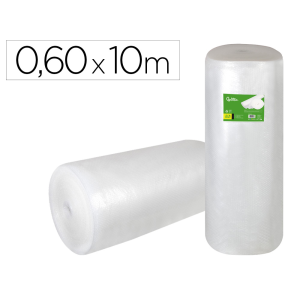 Plastico burbuja liderpapel ecouse 0.60x10m 30% de plastico reciclado