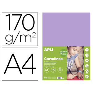 Cartulina apli din a4...