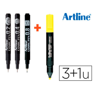 Rotulador artline comic pen...