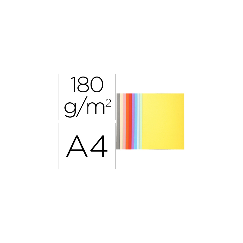Subcarpeta cartulina reciclada exacompta din a4 10 colores surtidos 170 gr