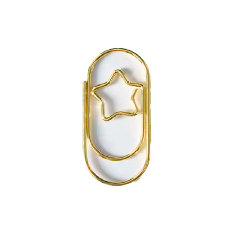 Clips imaginovo 28 mm forma estrella en blister de 10 unidades