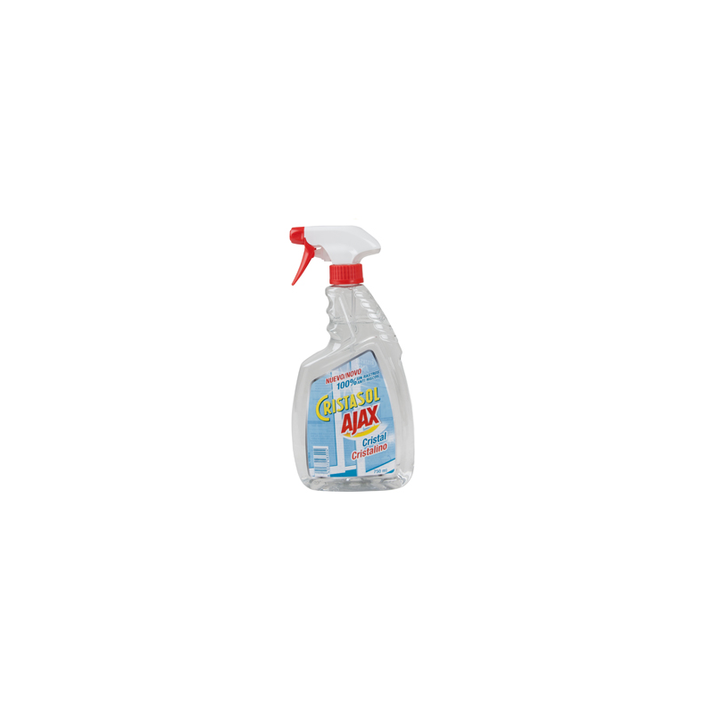 Limpiacristales liquido ajax cristalino con pistola pulverizadora 750 ml