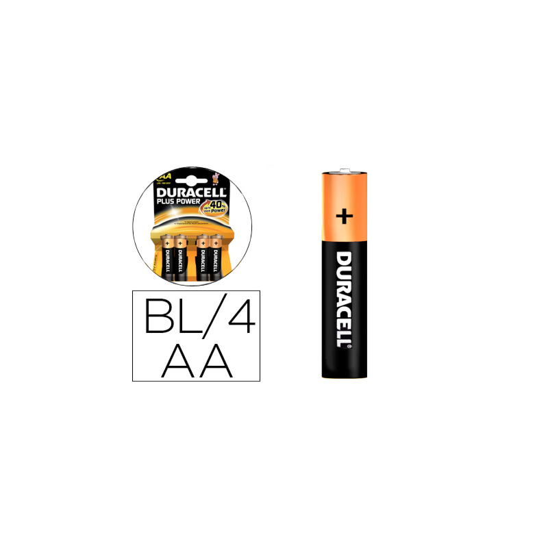 Pila duracell recargable aa 1300 mah blister de 4 unidades