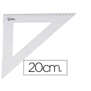 Escuadra liderpapel 20 cm...
