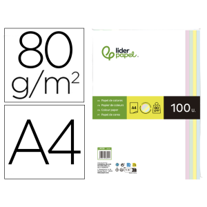 Papel color liderpapel a4...