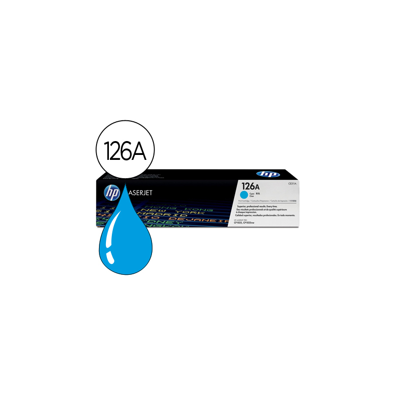 Toner hp laserjet cp1025 mfp m175a ce311a cian -1000 pag-