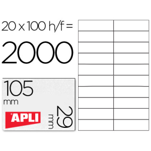 Etiqueta adhesiva apli 1299...