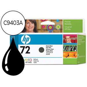 Ink-jet hp 72 negro mate...