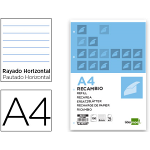 Recambio liderpapel a4 120...