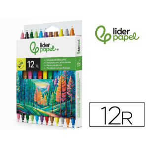 Rotulador liderpapel duo...