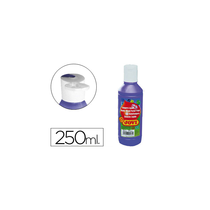 Tempera liquida jovi escolar 250 ml violeta