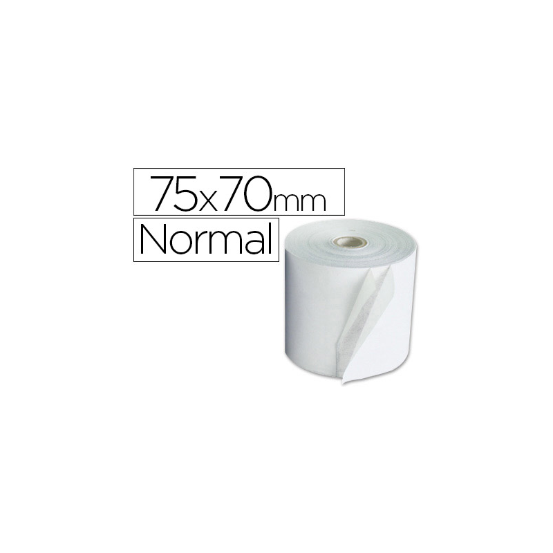 Rolo branco q-connect electra 75x70x11mm 60 grs