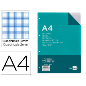 Recambio liderpapel a4 100...