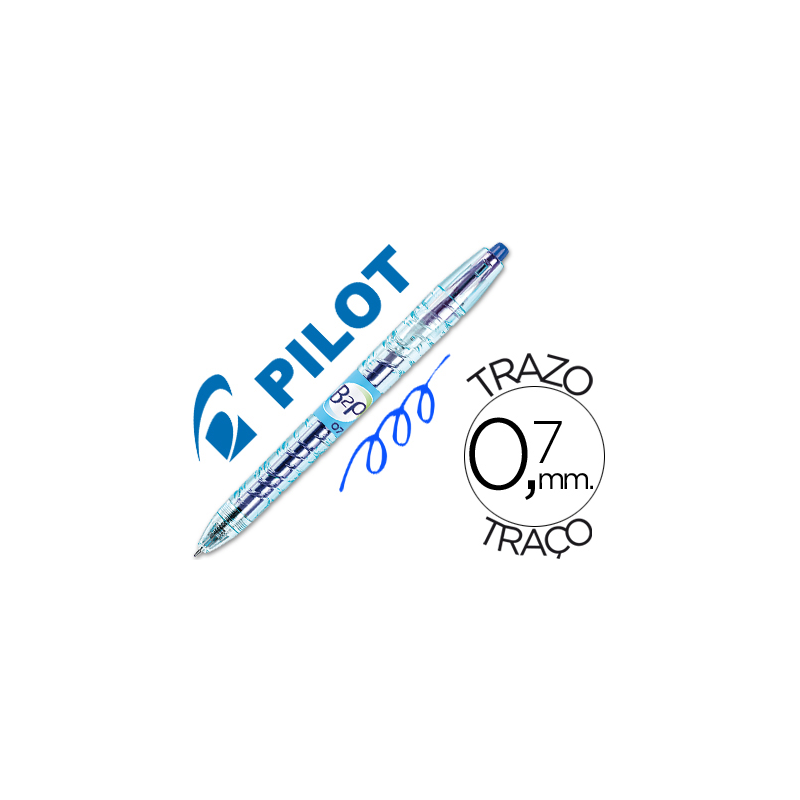 Boligrafo pilot gel b2p azul