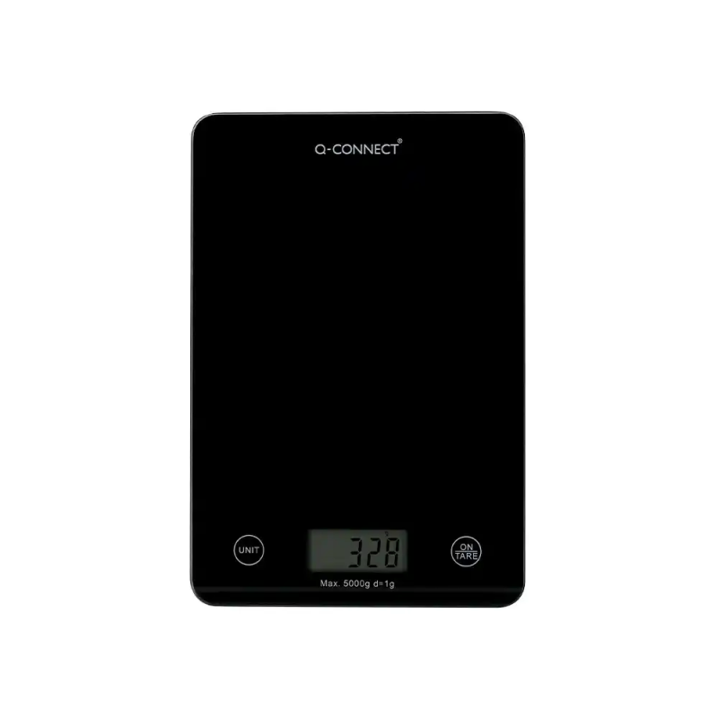 Bascula precision q-connect digital con pantalla lcd precision 1 gr capacidad de 5 gr a 5 kg 200x135x16mm