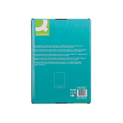 Bascula precision q-connect digital con pantalla lcd precision 1 gr capacidad de 5 gr a 5 kg 200x135x16mm