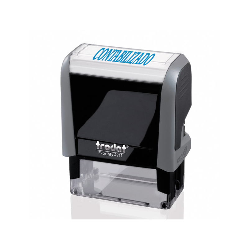 Sello entintado printy 4911 f8 p3 contabilizado almohadilla azul