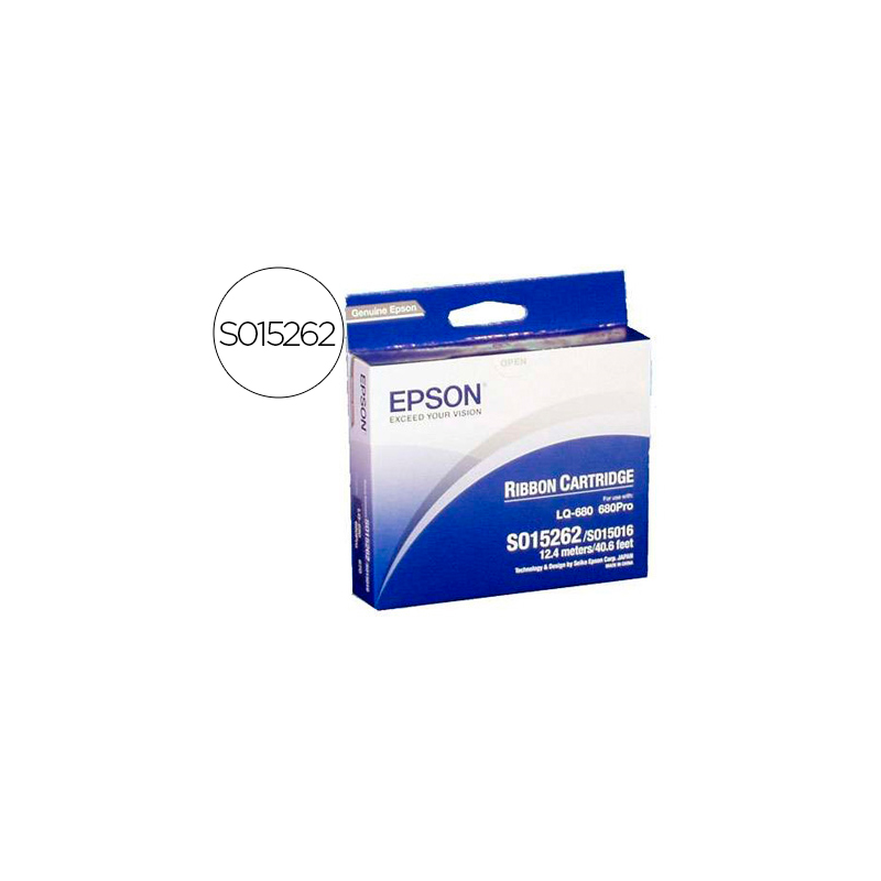 Cinta impresora epson lq-670/860/1060/2500/2550, dlq-2000 negra