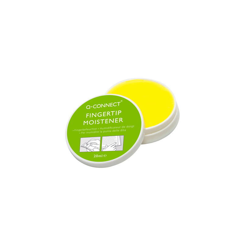 Humedecedor de dedos q-connect para pasar paginas y contar billetes envase de 20 ml