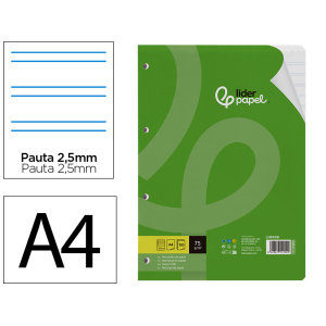 Recambio liderpapel a4 100...