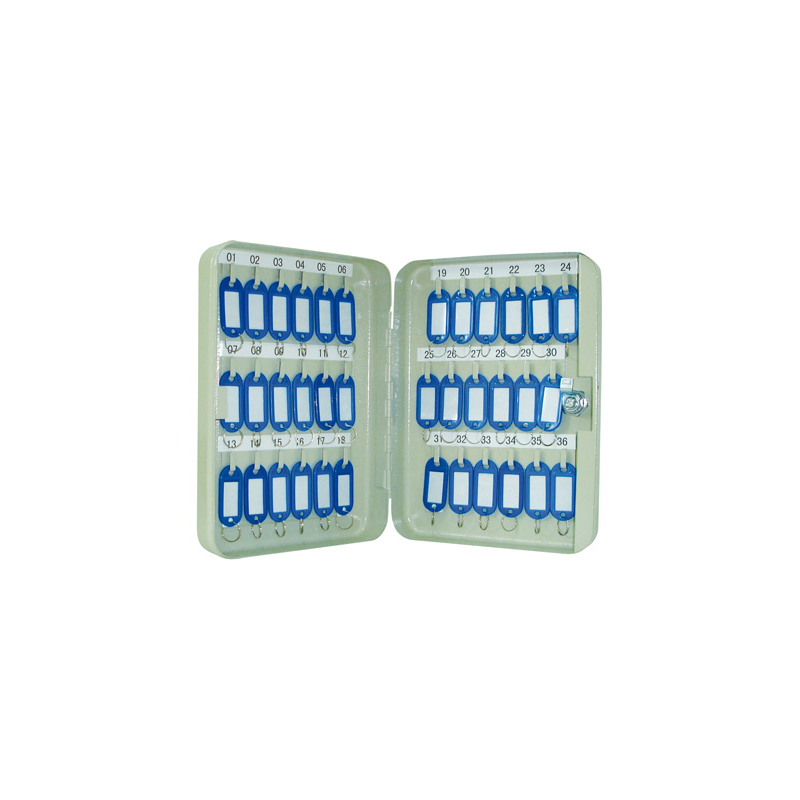 Armario metalico portallaves q-connect 250x180x60 mm para 36 llaves