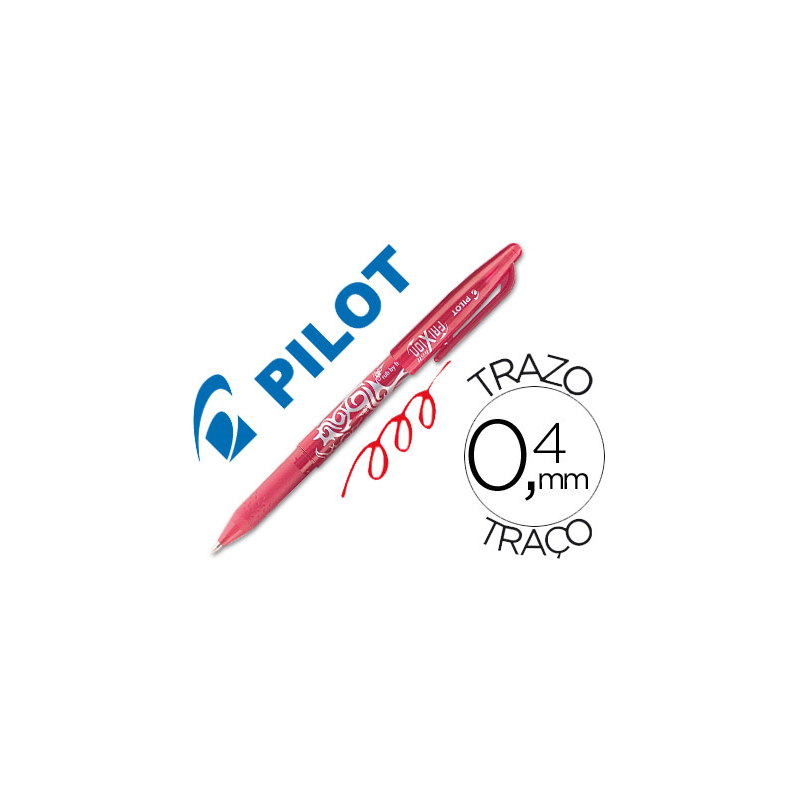 Boligrafo pilot frixion borrable rojo