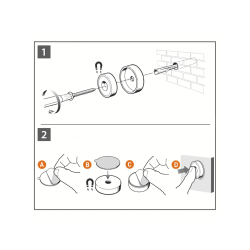 Pizarra blanca nobo modular sin marco acero magnetica 600x450 mm