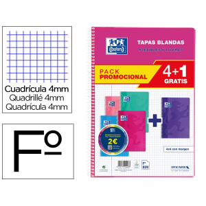 Cuaderno espiral oxford...