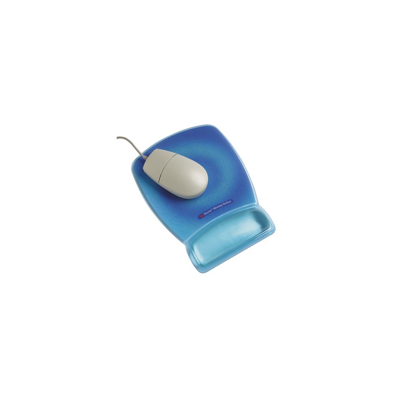 Alfombrilla 3m para raton azul fluorescente con superficie de precision mwj30