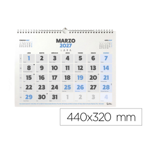 Calendario pared liderpapel...