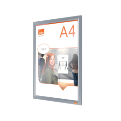 Marco porta anuncios nobo impression pro din a4 marco de clip aluminio 235x13x325 mm