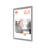 Marco porta anuncios nobo impression pro din a4 marco de clip aluminio 235x13x325 mm