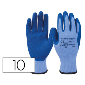 Guantes de latex safetop...