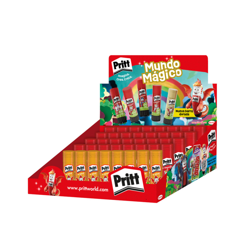 Pegamento pritt en barra 22 g vac 2026 expositor de 40 unidades
