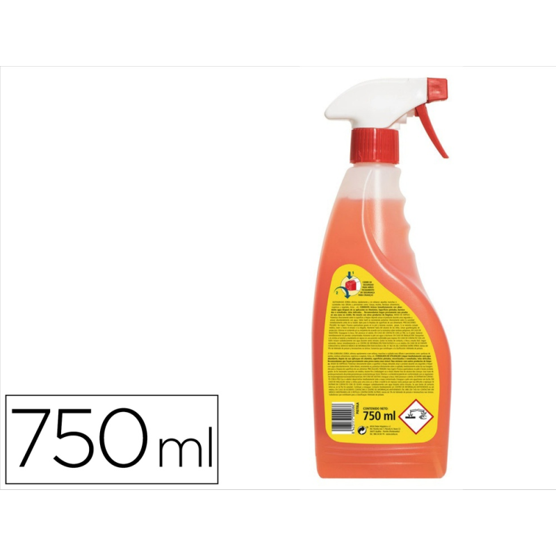Quitagrasas zorka con pistola pulverizadora 750 ml