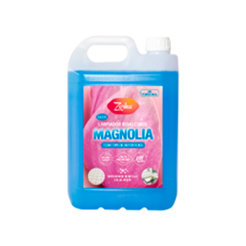 Limpiador bioalcohol zorka perfumado magnolia garrafa 5 litros