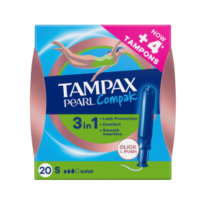 Tampon tampax pearl compak...