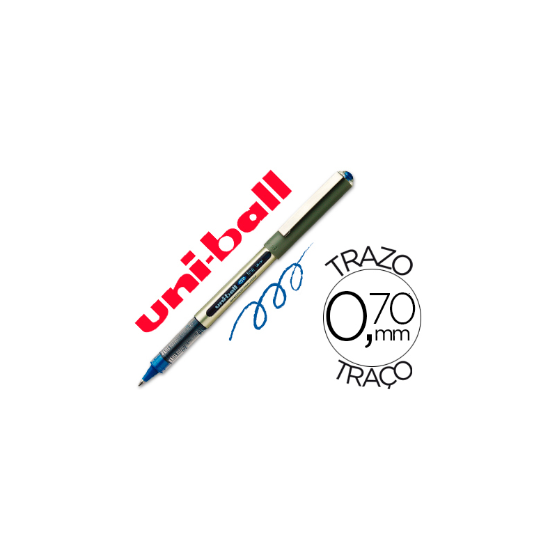 Rotulador uni-ball roller ub-157e azul 0,7 mm unidad