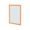 Marco porta anuncios nobo din a3 marco magnetico autoadhesivo color naranja pack de 2 unidades