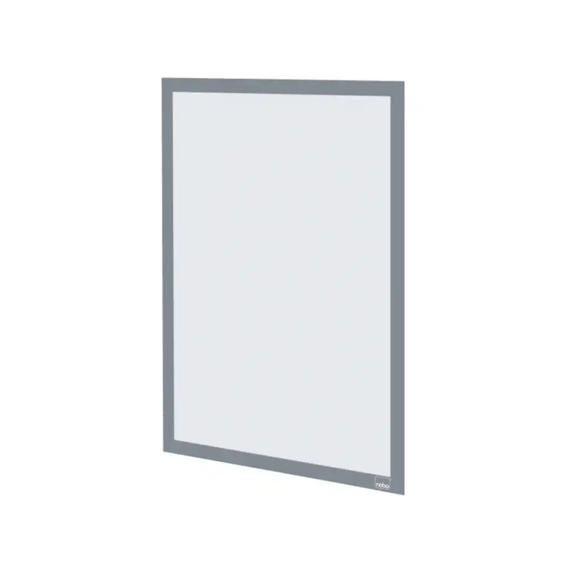 Marco porta anuncios nobo din a3 marco magnetico autoadhesivo color plata pack de 2 unidades
